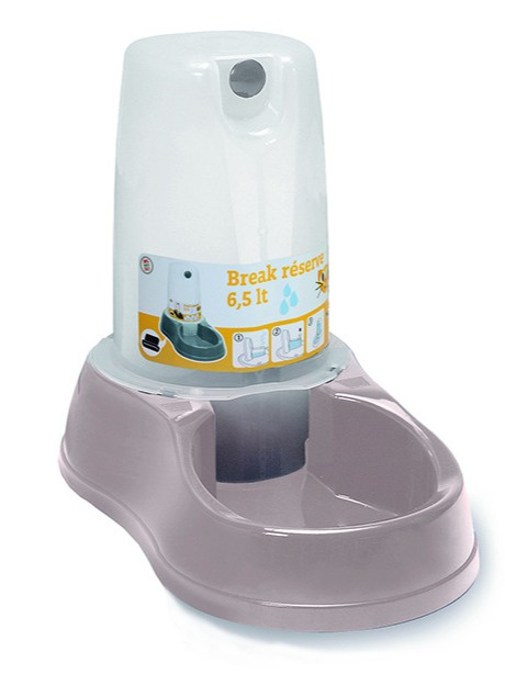 Dozownik wody dla psa ZOLUX BREAK w kolorze pudrowego różu, pojemność 3,5 l