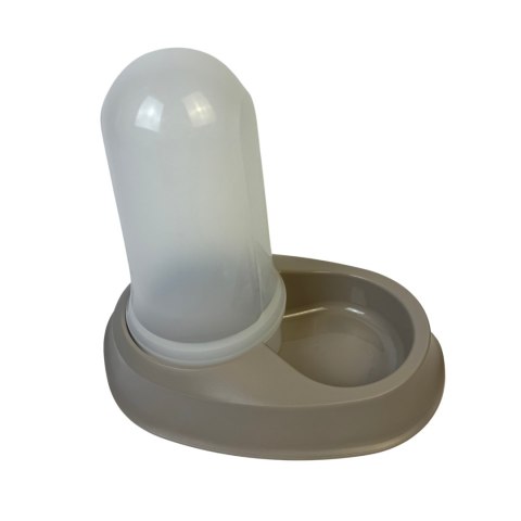 Brązowy dystrybutor karmy lub wody dla psa i kota, 3,5 litra, plastikowy zbiornik Brązowy dystrybutor karmy lub wody dla psa i kota, 3,5 litra, plastikowy zbiornik