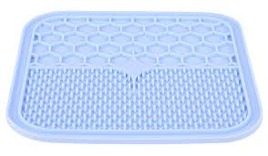 Mata silikonowa do lizania dla psa L Giant niebieska 30x30 cm
