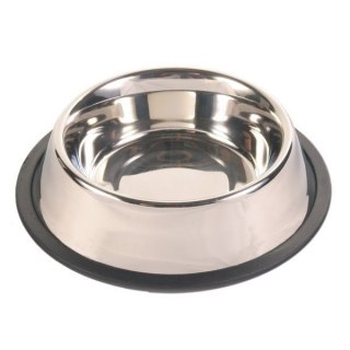 Miska dla psa na gumie ze stali nierdzewnej INOX 20,5cm 0,70l ZOLUX