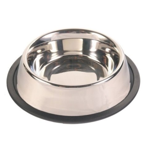 Stalowa miska dla psa ZOLUX, antypoślizgowa guma, INOX, 0,7 litra Stalowa miska dla psa ZOLUX, antypoślizgowa guma, INOX, 0,7 litra