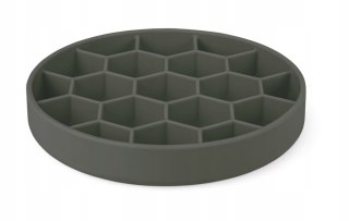Miska silikonowa dla psa spowalniająca jedzenie L szara 21,5x21,5 cm ZOLUX