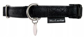 Obroża dla psa regulowana Mac Leather L 25mm - kol. czarny