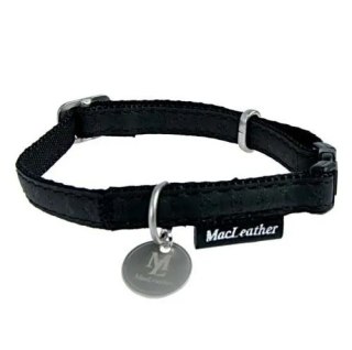 Obroża dla psa regulowana Mac Leather M 20mm - kol. czarny