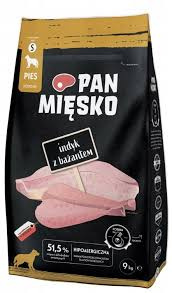 Sucha karma Pan Mięsko – indyk z bażantem, hipoalergiczna, 9 kg, chrupki S