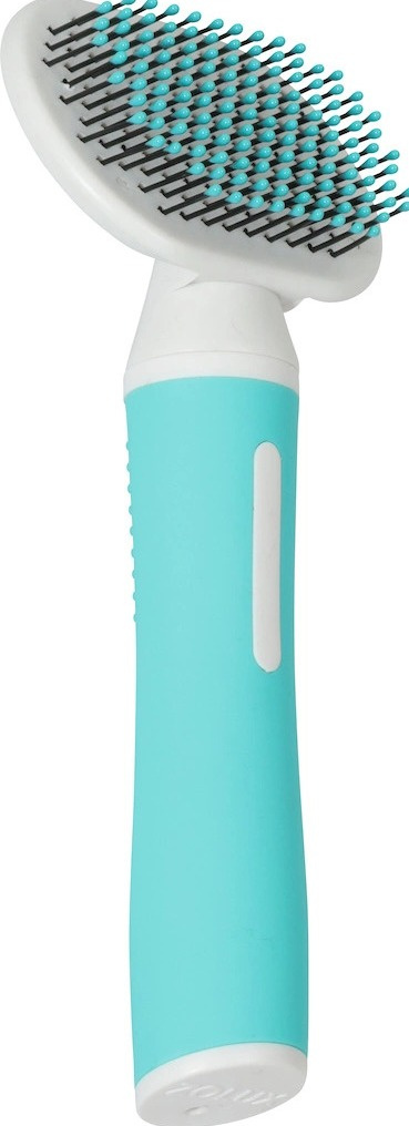 Miękka szczotka ZOLUX ANAH XS dla szczeniąt, ergonomiczna rączka i delikatne ząbki Miękka szczotka ZOLUX ANAH XS dla szczeniąt, ergonomiczna rączka i delikatne ząbki