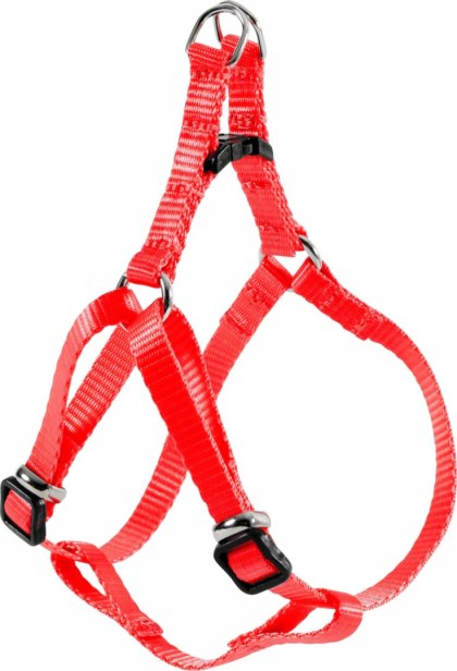 Szelki dla psa nylonowe "step in" 10 mm kol. czerwony ZOLUX