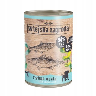 Wiejska Zagroda Karma mokra dla psa Rybna uczta (szczeniak) 8 % 400g