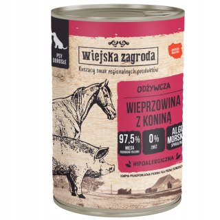 Mokra karma Wiejska Zagroda – wieprzowina, 400 g