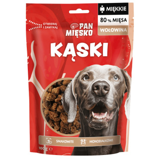 Pan Mięsko Przysmak dla psa Kąski wołowe 100 g